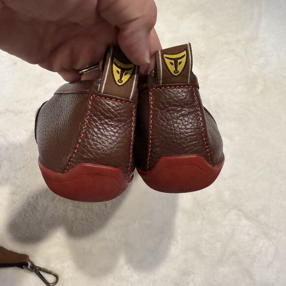 Michael Toschi Onda SE Driving Loafers Men\'s 9.5 Brown Red Sole MSRP $575 main image 6